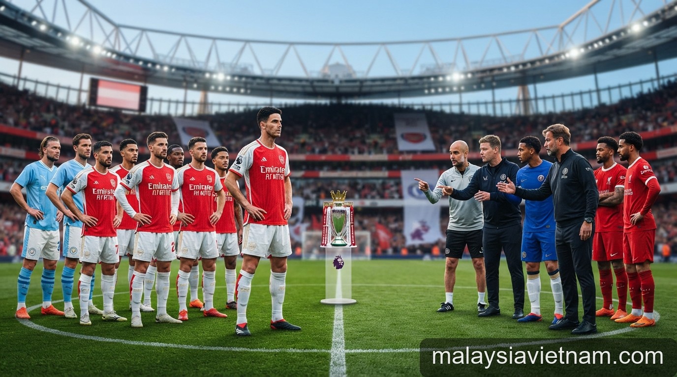 Premier League 2026/27 khởi tranh: Arsenal và áp lực bảo vệ ngôi vương trước làn sóng thay tướng